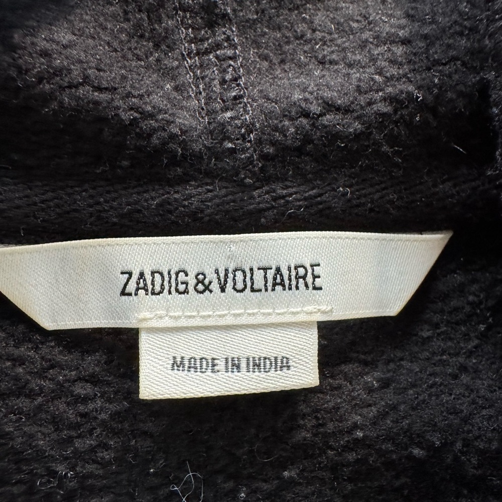 NWOT Zadig & Voltaire Comfy Skull Strass Hoodie XS - Picture 5 of 7